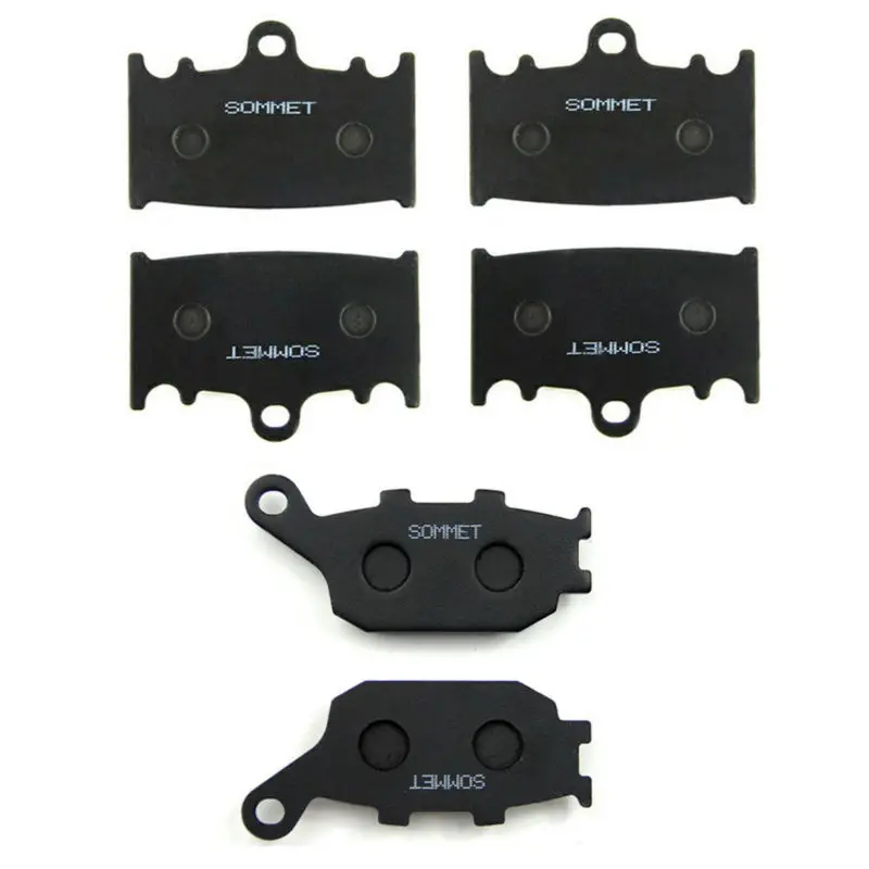 

SOMMET Motorcycle Front + Rear Brake Pads Disks for Suzuki GSX 1250 (2010-2016) GSX1250