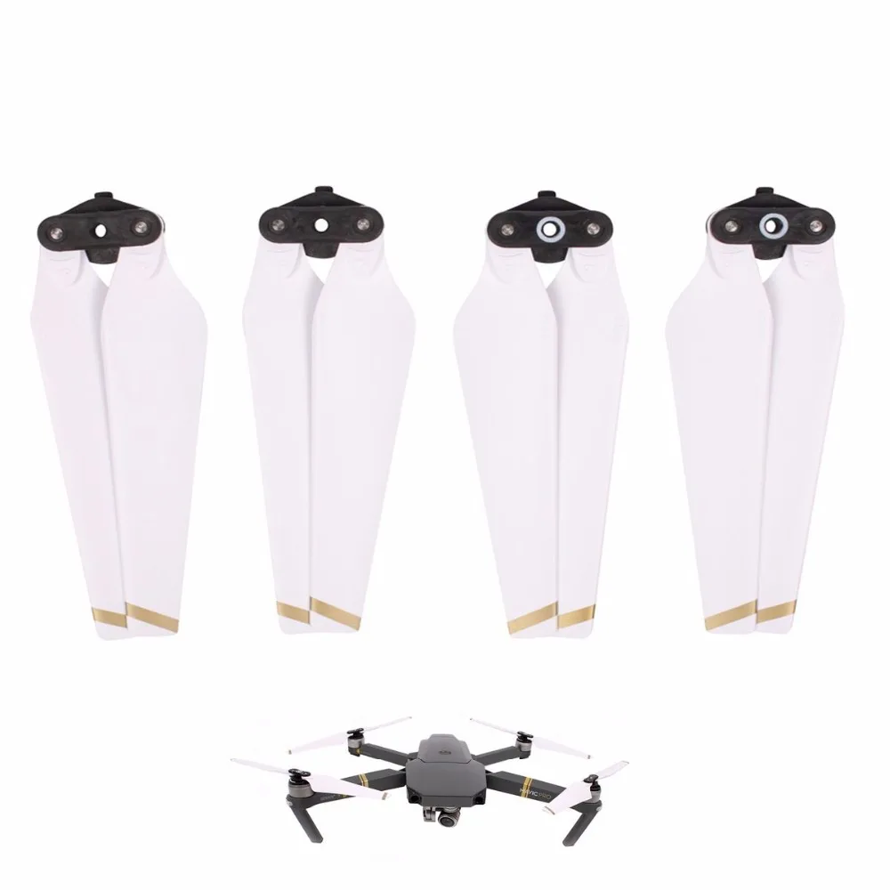 2 пары 8330F пропеллеры быстросъемный складной реквизит для DJI MAVIC PRO-белый |