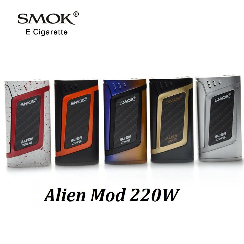 Распродажа! Оригинальный Smok чужой мод 220 Вт коробка комплект для электронной