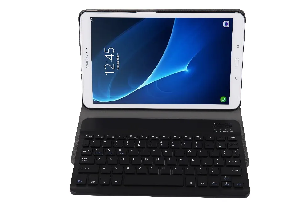 Тонкий чехол для клавиатуры Samsung Galaxy Tab A 10 1 2016 T580 T585 Съемная Bluetooth клавиатура с Wi Fi