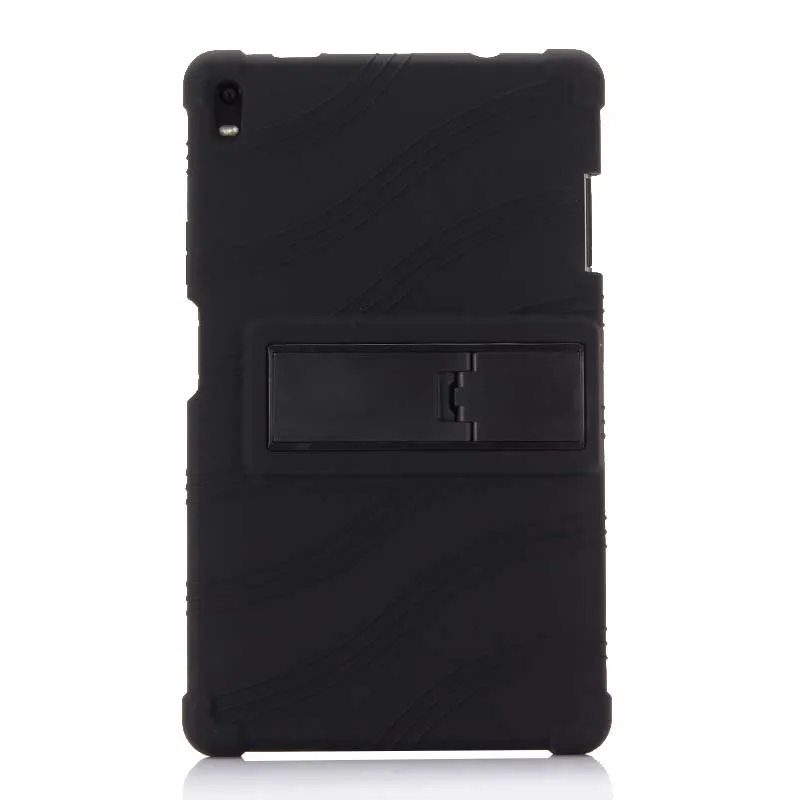 Черный Для lenovo TAB 4, 8 Plus, TB-8704X, ультра тонкий мягкий силиконовый чехол для задней панели, чехол для lenovo TAB 4, 8 Plus, TB-8704F, TB-8704N - Цвет: Черный