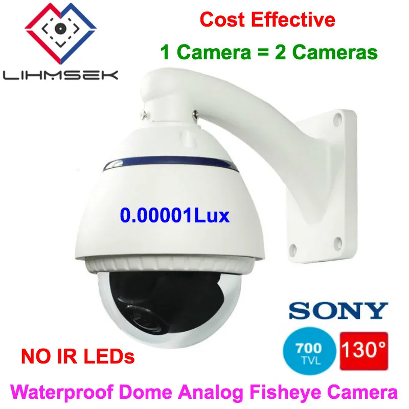 Lihmsek 0.00001lux Low Lux D/N Полноцветная наружная IP66 Водонепроницаемая камера