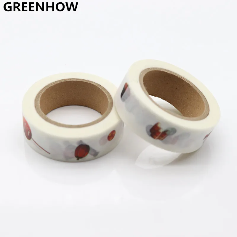 Лента GREENHOW washi для Хэллоуина Школьные Инструменты с тыквой Маскировочные Ленты