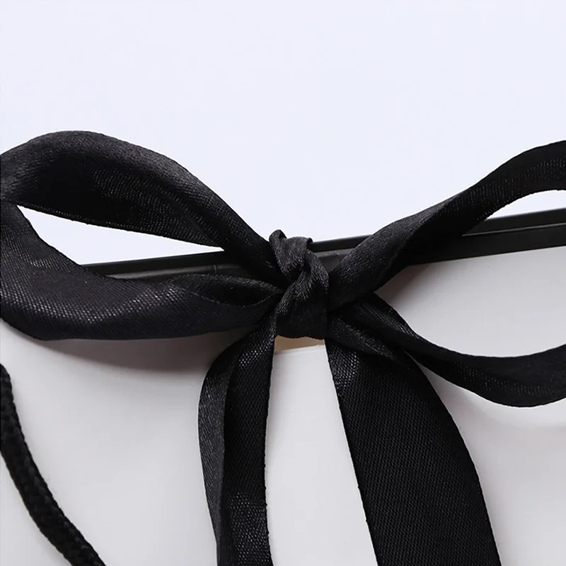 100 шт./лот Креативный дизайн черная рамка белая крафт бумага сумка с ручкой