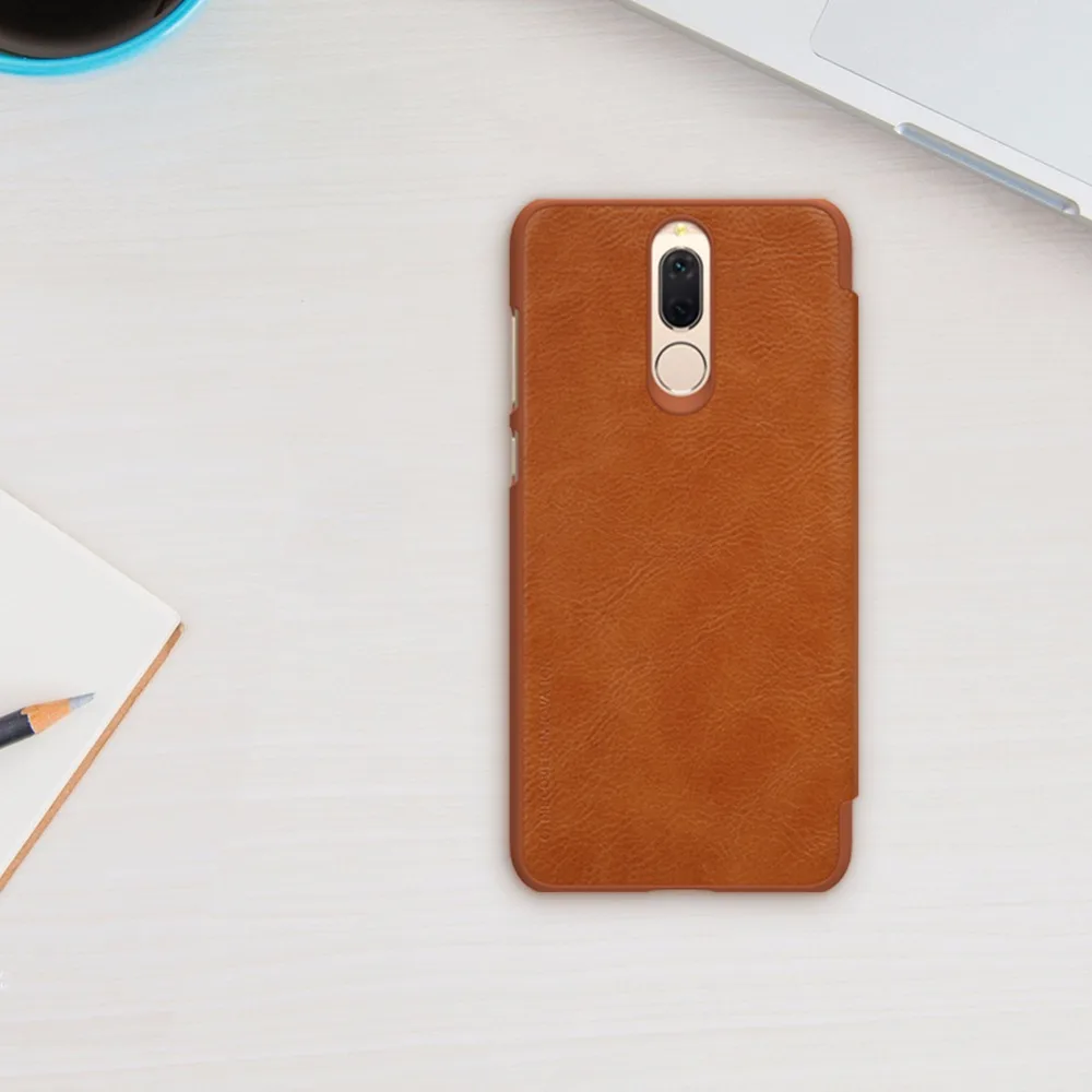 Чехол Nillkin nova 2i, роскошный чехол s для huawei mate 10 lite, кожаный флип-чехол, слот для карт, чехол для xiaomi nova 2i