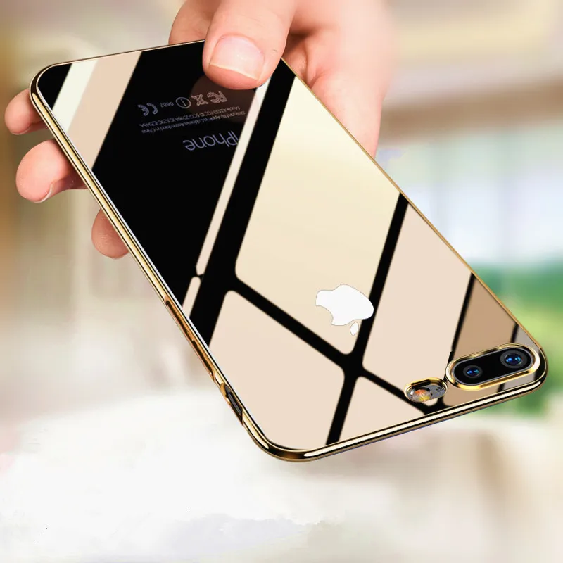 Ультратонкий чехол для телефона iPhone 8 Plus тонкий силиконовый мягкий из ТПУ 7 6 6s X XR XS