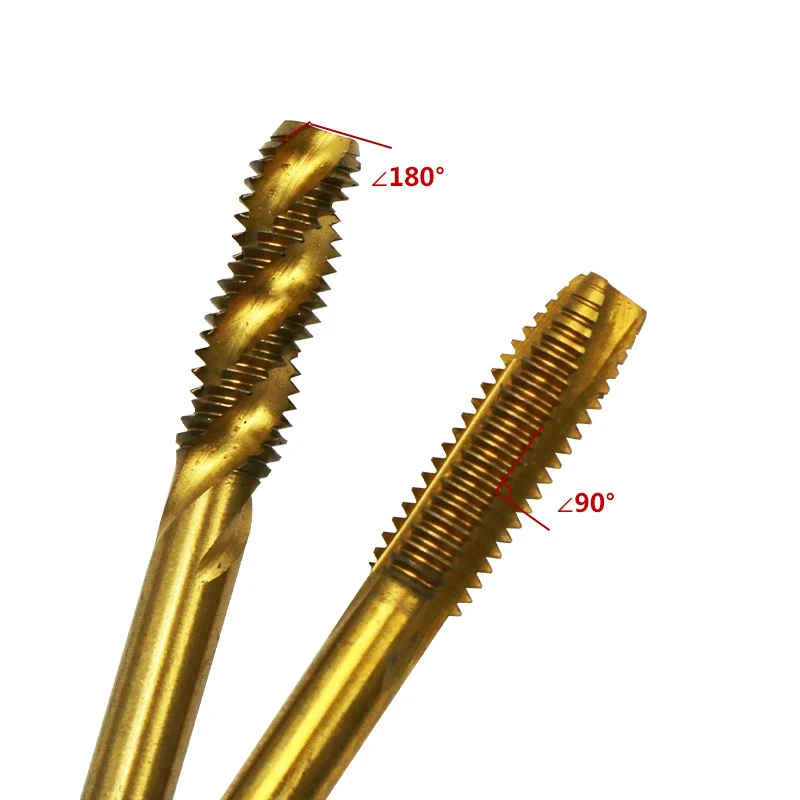 Титановый станок из быстрорежущей стали сверло для правой руки с 3 канавками M3 M4 M5