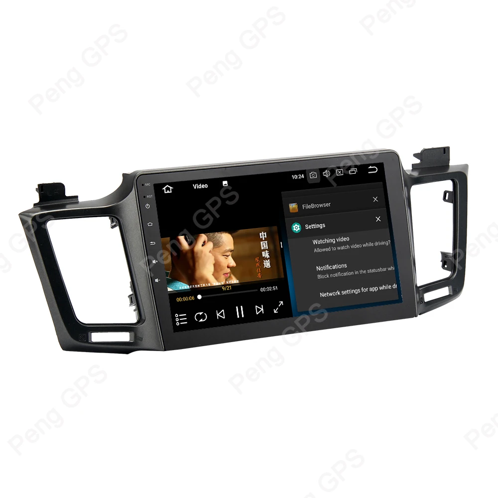 10 2 "IPS экран Android 8 0 для Toyota RAV4 2013 2014 2015 2016 с восьмиядерным процессором 4 Гб + 32 ГБ