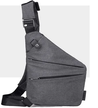 Left chest KINGTH GOLDN повседневная мужская сумка-мессенджер одиночные сумки на плечо для мужчин сумки через плечо мужские нагрудная из ткани Оксфорд сумка - Цвет: Left chest