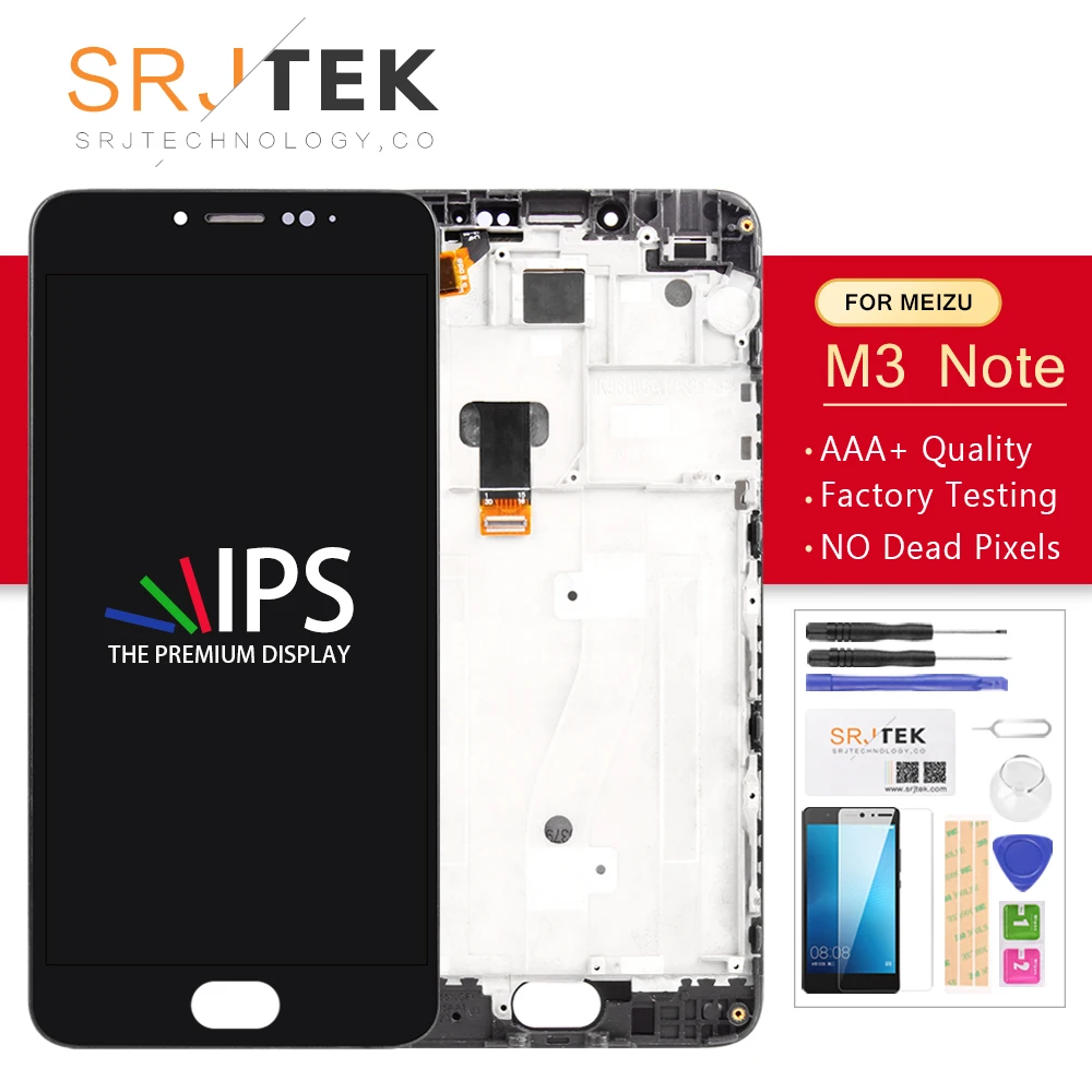 Srjtek 5," для Meizu M3 Note L681H ЖК-панель сенсорный экран дигитайзер Сенсорное стекло полная сборка для Meizu M3 Note дисплей M681H