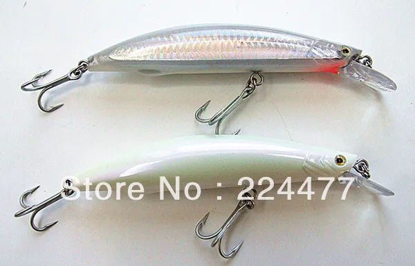 Плавающая пластиковая рыболовная приманка с крючком VMC для морской/озерной