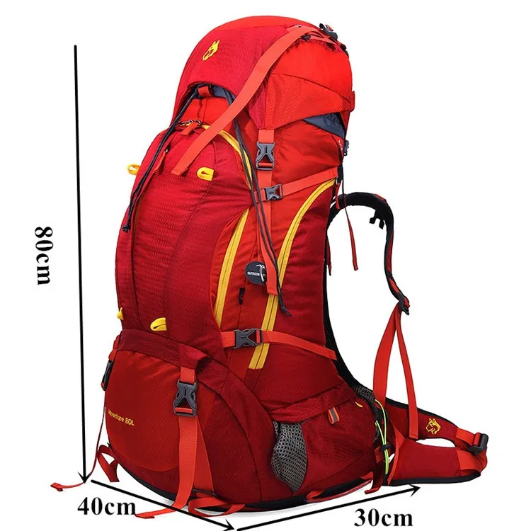 Jungle King открытый профессиональный альпинистский мешок 80L тяжелый рюкзак большой емкости необходимые спортивные Кемпинг Туризм