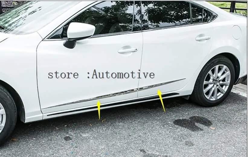 

Накладка на боковую дверь из нержавеющей стали для Mazda 6 M6 ATENZA 2014 2015 2016 2017 2018, автомобильные аксессуары