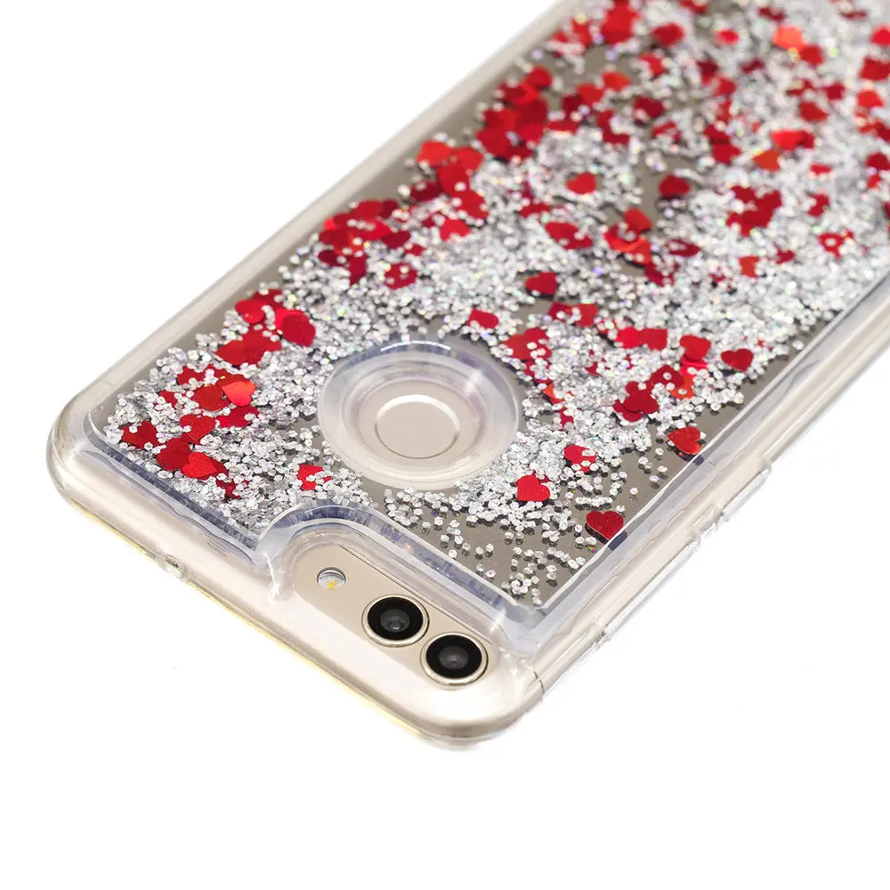 Зеркальный чехол для Huawei P Smart Psmart FIG-LX1 FIG-LA1 жидкий зыбучий песок Enjoy 7S S7 FIG LX1 LA1 TL10 AL10