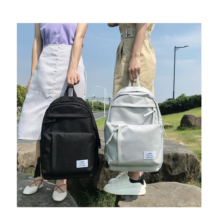 Школьный рюкзак для девочек-подростков Mochila Feminina, Большой Студенческий рюкзак, женская школьная сумка, серый Рюкзак, лето