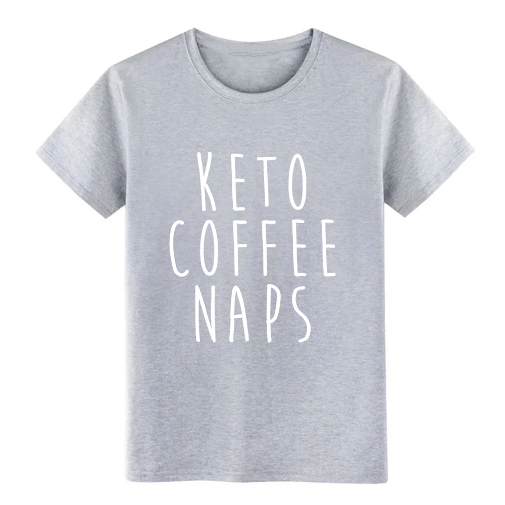 Мужская футболка Keto Coffee Naps-Ketogenic Diet дизайнерская большие размеры 3xl Стильная