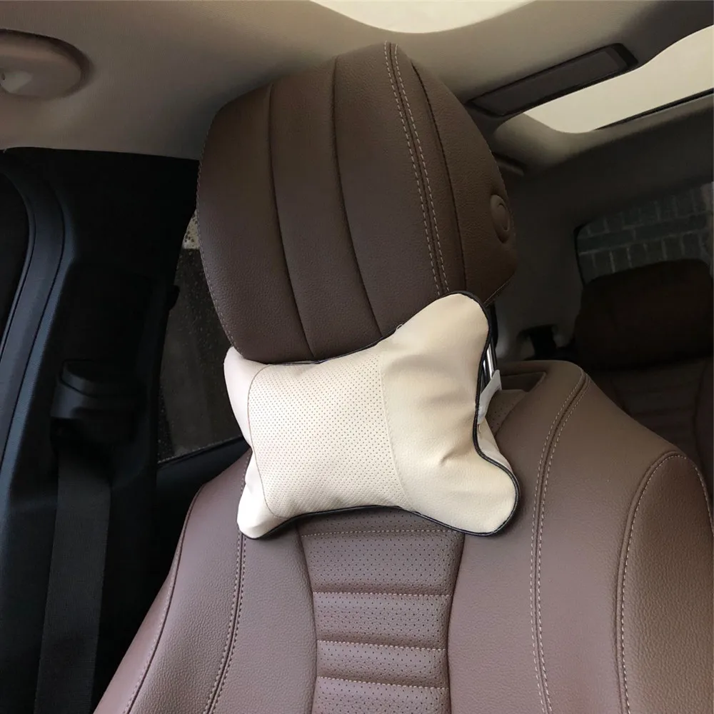 Автомобильная подушка для шеи чехол с перфорацией Hyundai ix35 iX45 iX25 i20 Sonata VernaSolaris Elantra