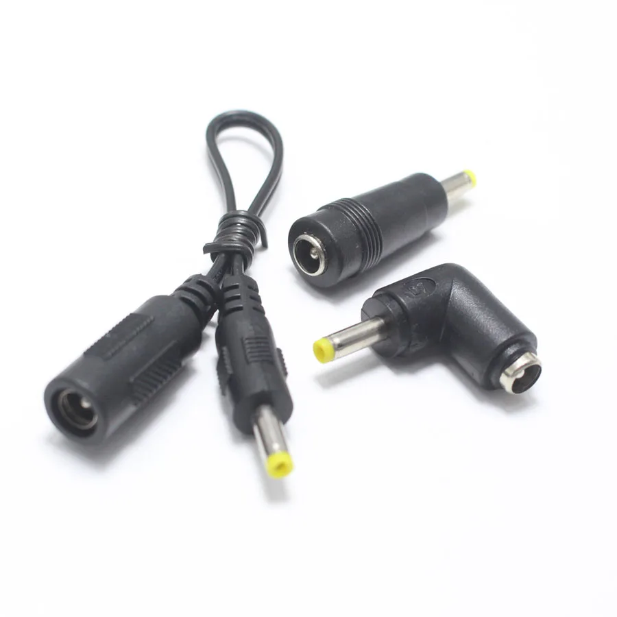 Разъем питания постоянного тока 5 5x2 1 мм (гнездо) на 4 0x1 7 (штекер) шт. адаптер для