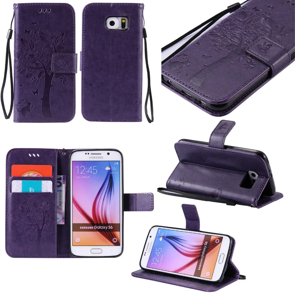 ARYIKUM роскошный силиконовый чехол для Samsung Galaxy S6 G920 G920f SM-G920f чехлы-бумажники Sansung S 6