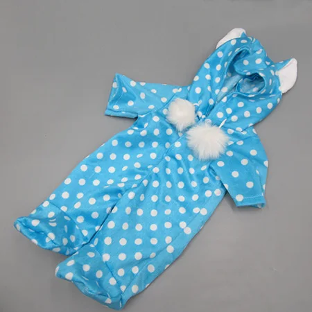 M--272 Детская Одежда для куклы, подходит для куклы 43 см, аксессуары для новорожденных, красная плюшевая мультяшная цельная толстовка с капюшоном для ползания - Цвет: M--272