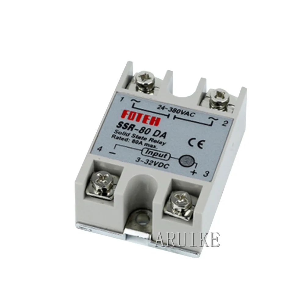 

solid state relay SSR-75DA 75A 3-32V DC TO 24-380V AC SSR 75DA
