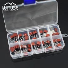 TSLEEN 100Pcs 10-Kinds Miniature Fuse Solid State Square Body For 392 0.5A 1A 1.25A 1.6A 2.5A 3.15A 4A 5A 6.3A 250V LCD TV Power