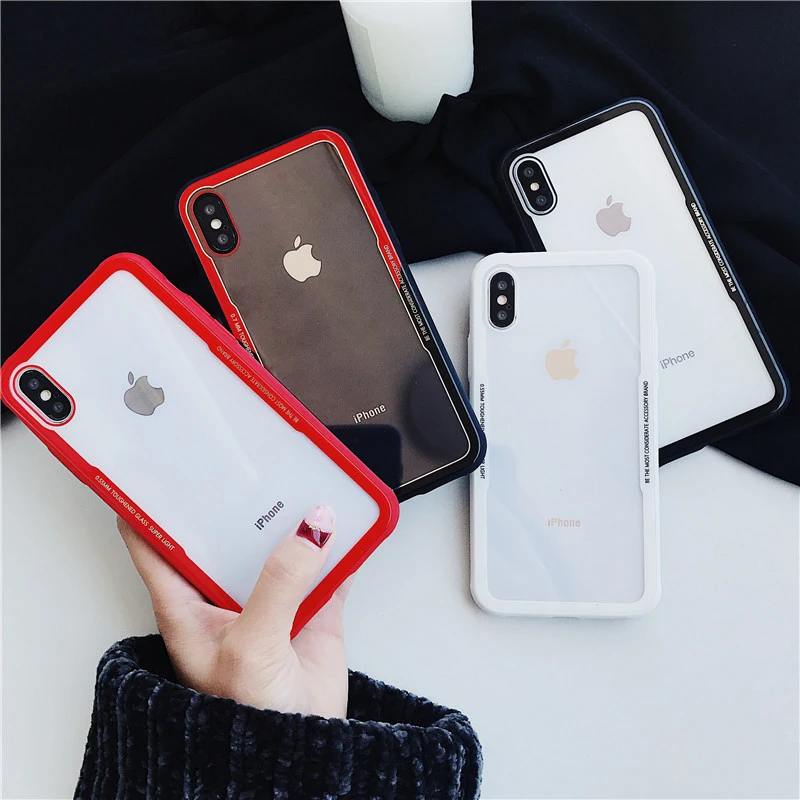 Эмуляционный чехол из закаленного стекла для телефона для Apple iPhone 7 8 6 6s Plus X 5 S SE чехол s 0,1 мм защитное стекло крышка Capinha аксессуары