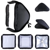 lightdow 60x60cm 24 portable photo studio hotshoe soft box kit softbox for flash light speedlite with l sharp bracket adapter