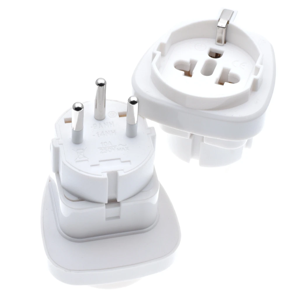 Дорожный адаптер из Израиля в США/Италию/Бразилию/Schuko Универсальный переходник с