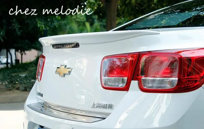 Глянцевый черный/белый/красный окрашенный ABS автомобильный спойлер заднего