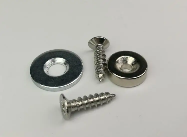Набор неодимовых магнитных защелок, сильный магнит для двери D12X4mm N52, магнитный удерживающий фиксатор для шкафа, шкафа, мебели, фиксации