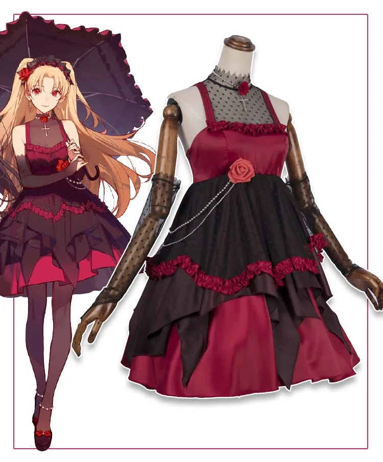 Косплей Любовь FGO Fate/Grand Order type-moon Girlfriend Tohsaka Rin Ereshkigal, карнавальный костюм, наряд, платье лолиты, карнавальный костюм