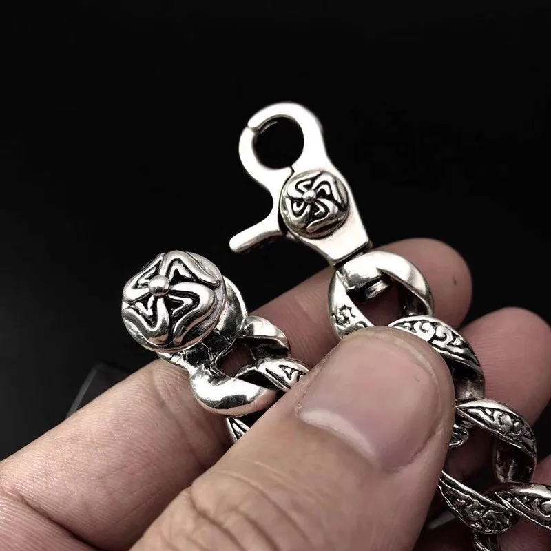 Женские серебряные ювелирные изделия 103 г мужские винтажные однотонные тайские