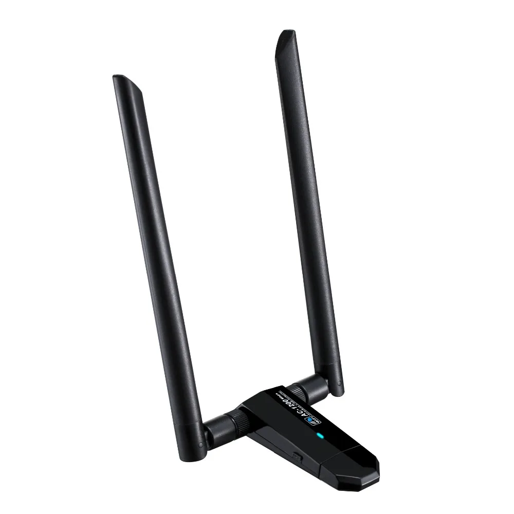 Беспроводная сетевая карта 1200M 802.11AC USB3.0 двухчастотный 2 4G/5 8G WiFi приемник |