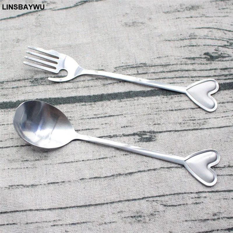 2 шт. серебристые столовые приборы из нержавеющей стали|fork set|stainless forkstainless steel fork |