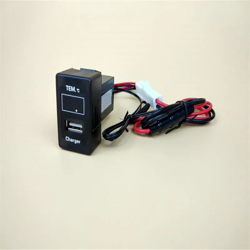 LARATH! 12V черное автомобильное зарядное устройство(одиночное)+ контроль температуры салона для Suzuki SX4