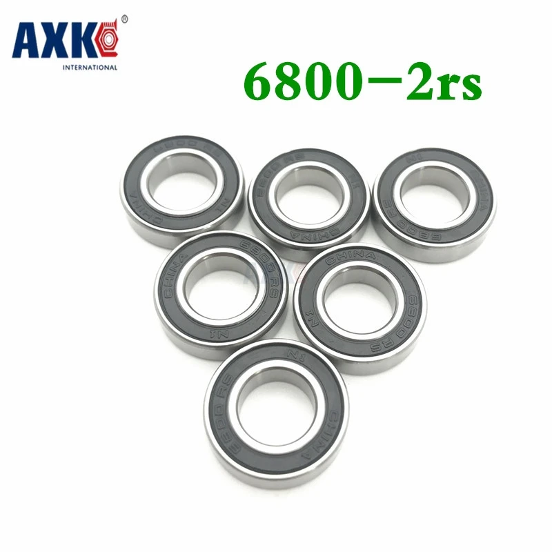 Axk 6800 2rs подшипник Abec 1 (10 шт.) 10x19x5 мм Метрическая тонкая секция Подшипники 61800 Rs