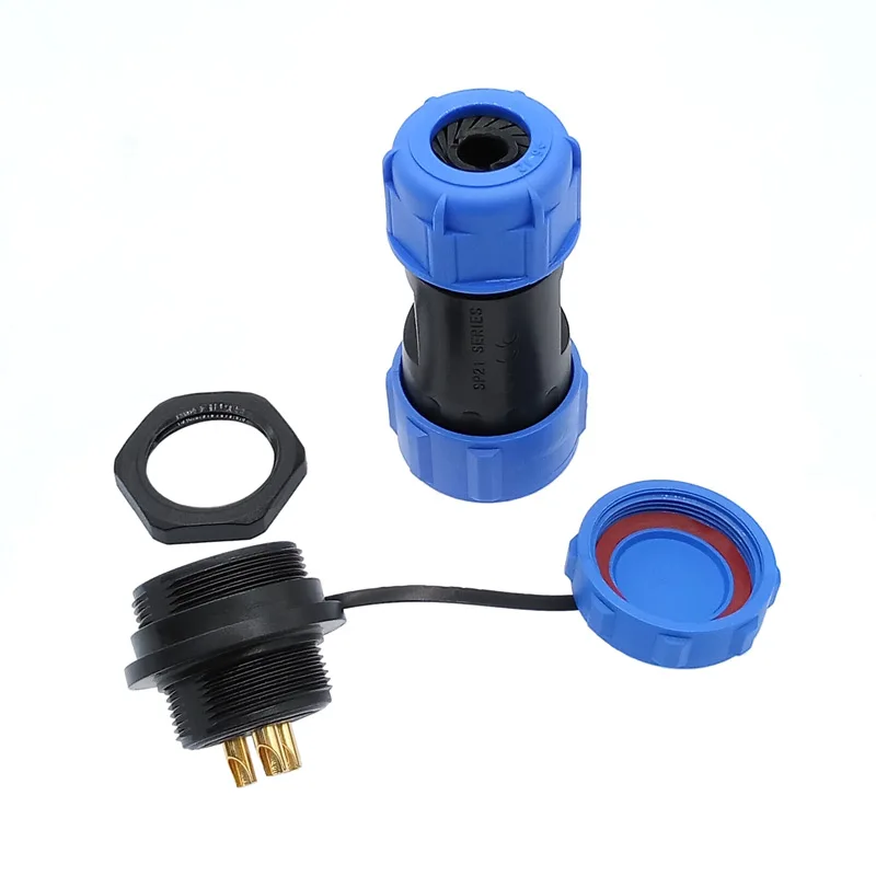 SP2110 SP2112 водонепроницаемый разъем SP21 задняя гайка 2pin 3pin 4pin 5pin 7pin 9pin 12 штепселный IP68 разъемы вилки и розетки