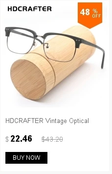 HDCRAFTER оправы для очков по рецепту деревянная зерно оптическая оправа для очков, при близорукости с прозрачными линзами для мужчин и женщин оправы для очков