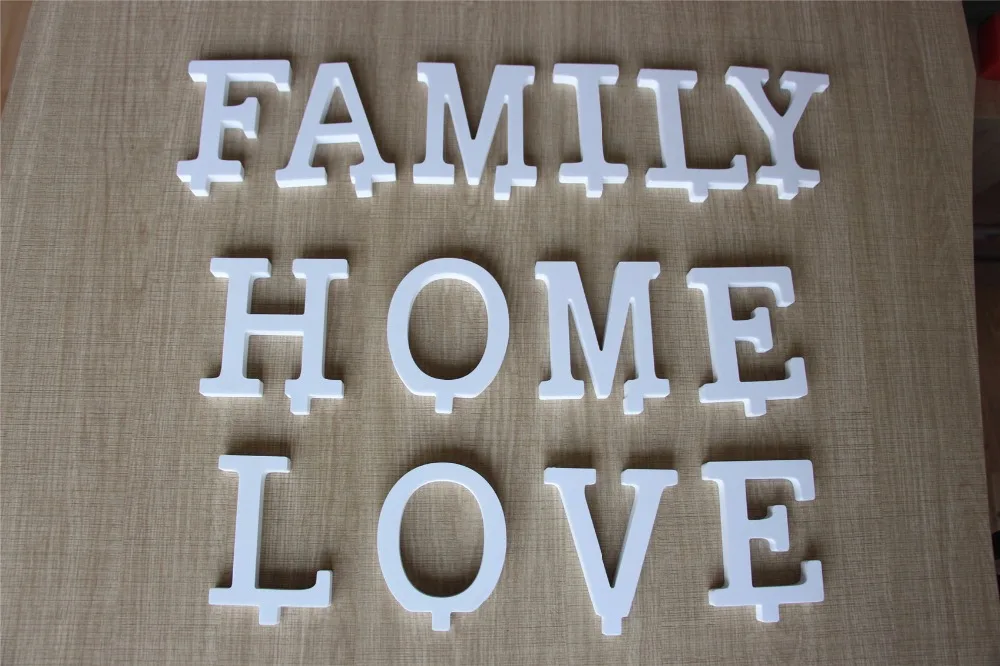 

with Base stand firm 10cm Wood Wooden Letters Alphabet word Mr & Mrs Family Home Love For birthday party wedding decoration gift
