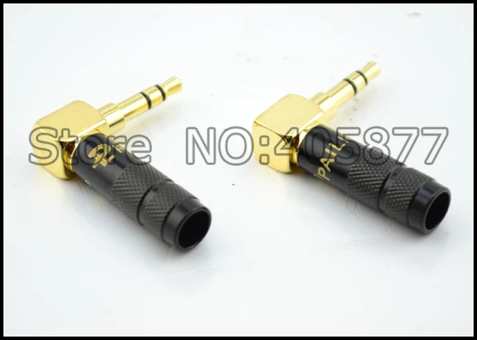 4 шт. позолоченные стерео коннекторы для аудиоразъема 3 5 мм|adpater| |