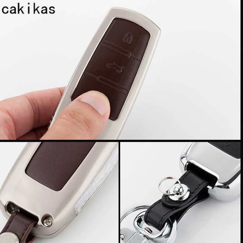 Cakikas цинковый сплав чехол для ключа автомобиля стиль для Volkswagen Passat CC B6 B7 R36 B7L Maogotan аксессуары для ключ автомобиля vw держатель