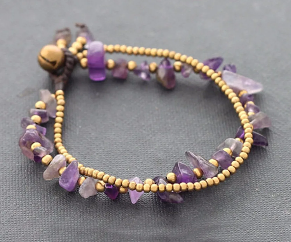 2018 new modern handmade gold chain bracelets original jewelry tiger eye howlite natural stone thai brass bracelet party gift | Украшения и