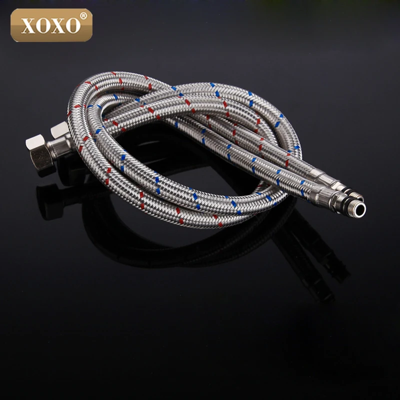XOXO 60cm2 Пара 304 из нержавеющей стали вязанная проволока для раковины/туалета