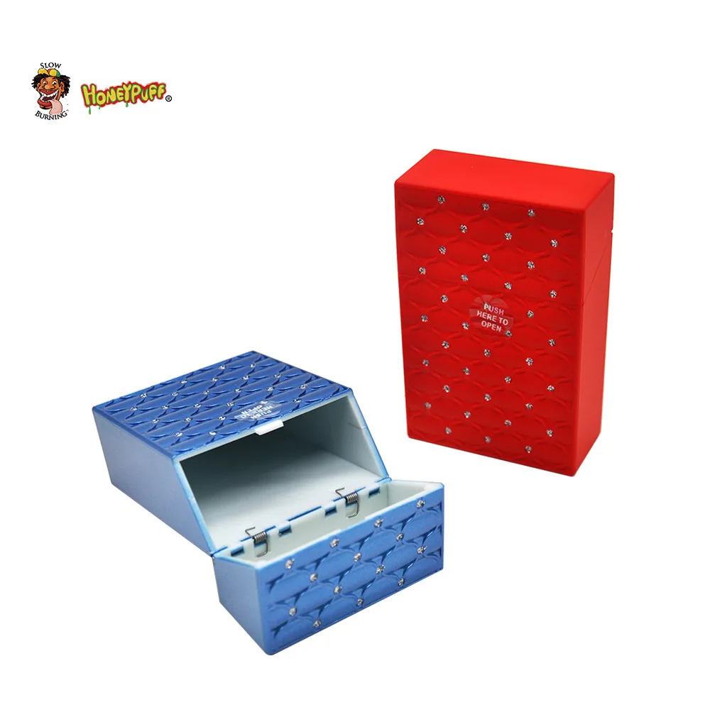 HONEYPUFF модный пластиковый чехол для сигарет обычных жесткий портативный