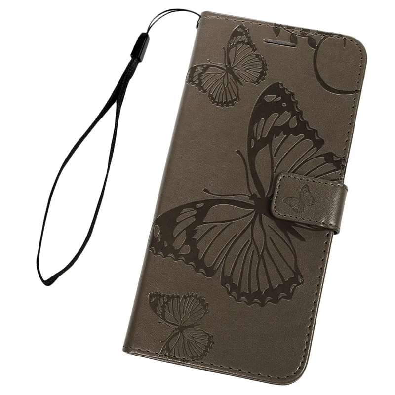 Wallet Leather Flip Phone Cases For Samsung Galaxy A7 2018 Cover Capa Coque Butterfly Pattern Card Holder | Мобильные телефоны и