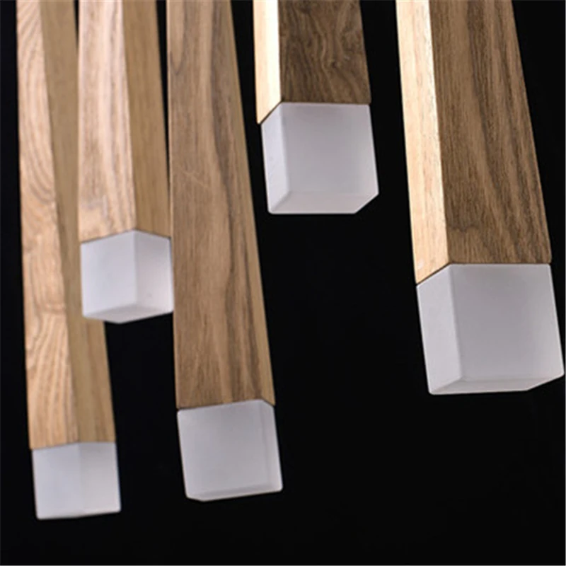 Country style loft wooden chandelier LED lights decorative lamp room living hotel cafe restaurant modern | Лампы и освещение