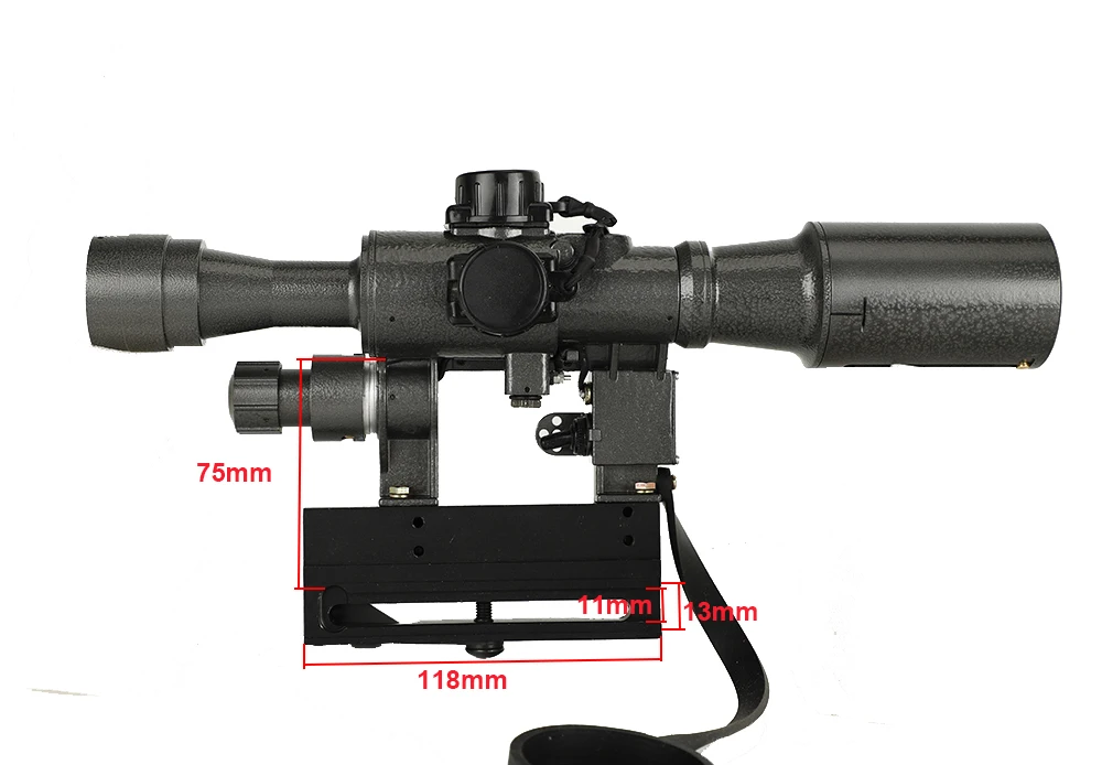 Ohhunt охотничий SVD PO 6X36 прицел с красной подсветкой тактический оптический прицел Тип крепления подходит для AK AKM Saiga SLR винтовка