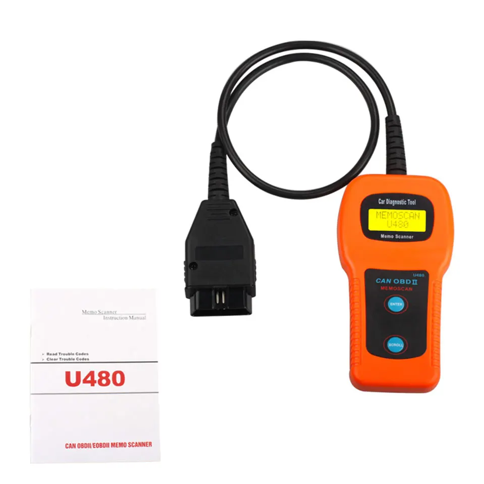 Memoscan U480 CAN-BUS OBD2 Car Diagnostic Scanner U-480 OBD 2 Auto Diagnostic-Tools Works On All 1996 And Newer Cars &amp Trucks |