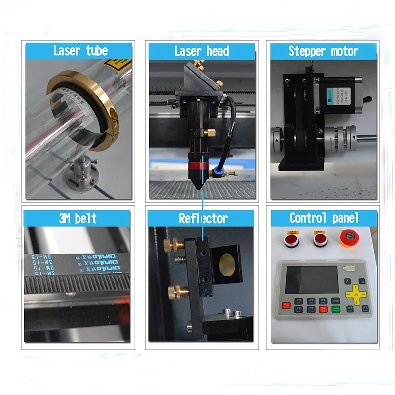 Цена по прейскуранту завода деревянная акриловая кожа СО2 лазерная гравировка режущее